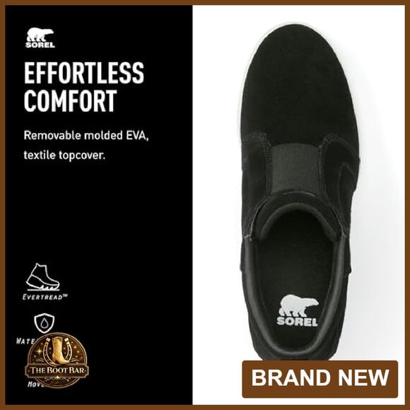 Pull-On Wedge Boots Suede Ankle Booties Comfort Winter Shoes - Picture 6 of 7